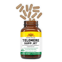 Thumbnail for Country Life Ageless Theory Telomere Support- Certified Vegan and Gluten Free - Anti Aging Supplement - 60 Capsules - Resvinol Grape Extract - Immune & Cardiovascular Support