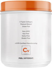 Thumbnail for Codeage Multi Collagen Peptides Powder Vanilla - 5 Types I, II, III, V & X, 18 Amino Acids, Grass-Fed Hydrolyzed Bovine & Bone Broth Collagen Supplement - Vanilla-Flavored, Non-GMO - 21 oz