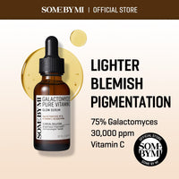 Thumbnail for SOME BY MI Galactomyces Pure Vitamin C Glow Serum - 1.01Oz, 30ml - Korean Vitamin C Face Serum for Glow Glass Skin - Dark Spot Correcting Ampule with Brightening and Elasticity Care - Korean Skin Care