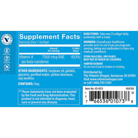Thumbnail for The Vitamin Shoppe Beta-Carotene 25000IU Vitamin A - Antioxidant Vision & Immune | Pro-Vitamin A Carotenoid | 300 Softgels | Eye Health
