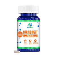 Thumbnail for BioTrust Brain Bright - Daily Nootropic Boost for Focus, Concentration, Mental Clarity - Caffeine Free Nootropics Brain Support Supplement - Thai Ginger, Ginkgo, Folate, L-Theanine - 30 Servings