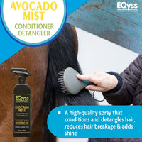 Thumbnail for EQyss Avocado Mist Equine Coat Conditioning Spray - Horse Detangler, Reduces Breakage, Enhances Shine, Repels Dust & Dirt, Anti-Static (32 oz)