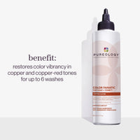 Thumbnail for Pureology Color Fanatic Top Coat + Tone Copper High-Gloss Hair Toner | Hair Gloss for Color-Treated Hair | Glaze For Auburn & Red Hair | 6.7 Fl Oz