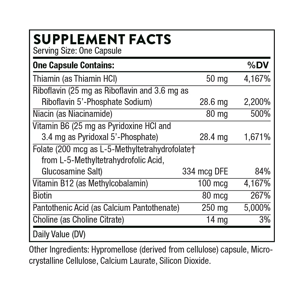 THORNE - Adrenal Support Bundle - Adrenal Cortex and Stress B-Complex - Stress & Immune Management - 60 Servings