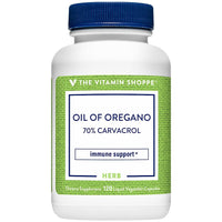 Thumbnail for The Vitamin Shoppe Oil of Oregano 45mg - Immune System Support | 70% Carvacrol Super Strength | 120 Veggie Caps | Wild Mediterranean