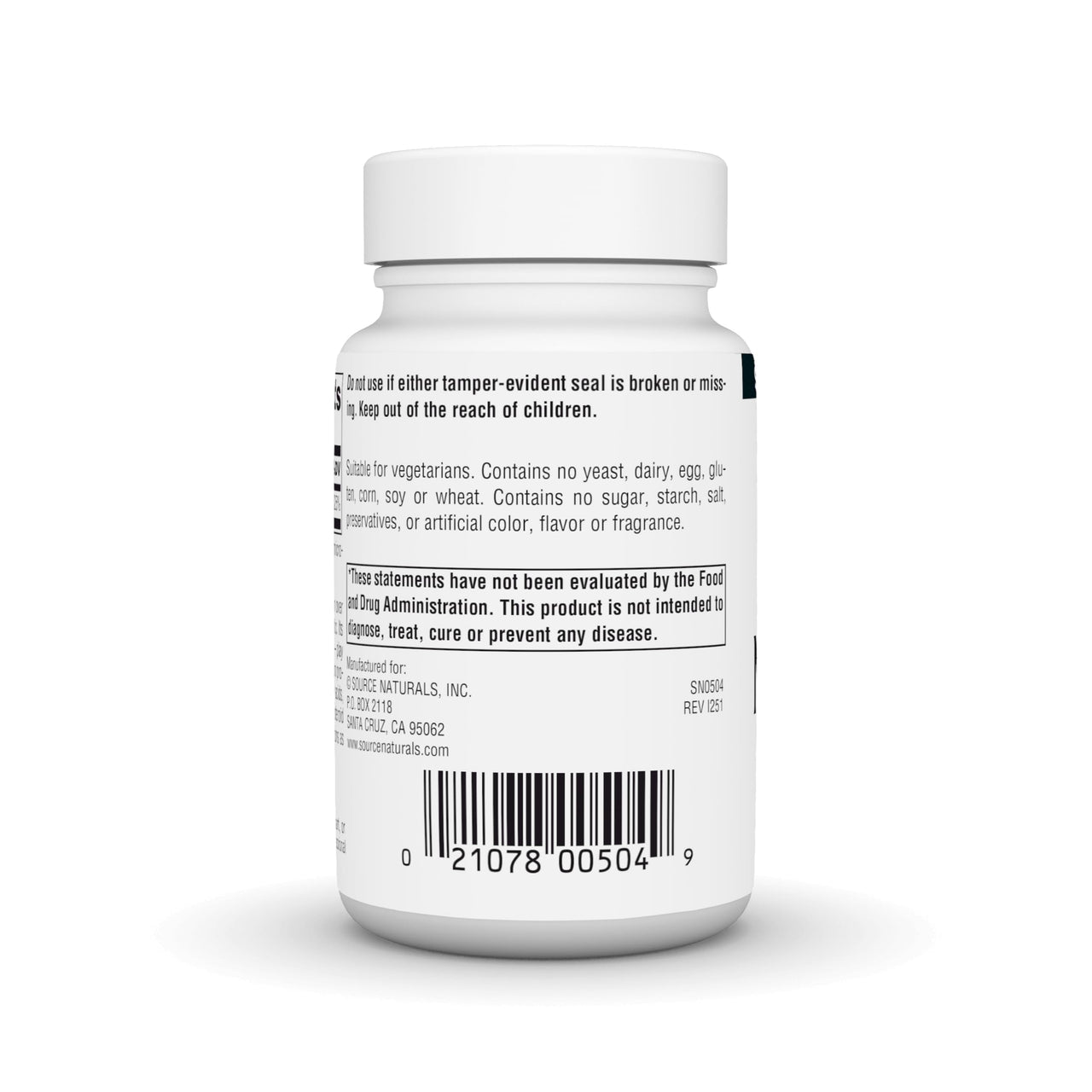 Source Naturals Niacinamide B-3, Dietary Supplement - 100 mg- 250 Tablets