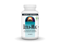 Thumbnail for Source Naturals Ultra-Mag, 5 in 1 -Bioavailable Magnesium, Maintains Muscle & Nerve Function* - 120 Vegan Tablets