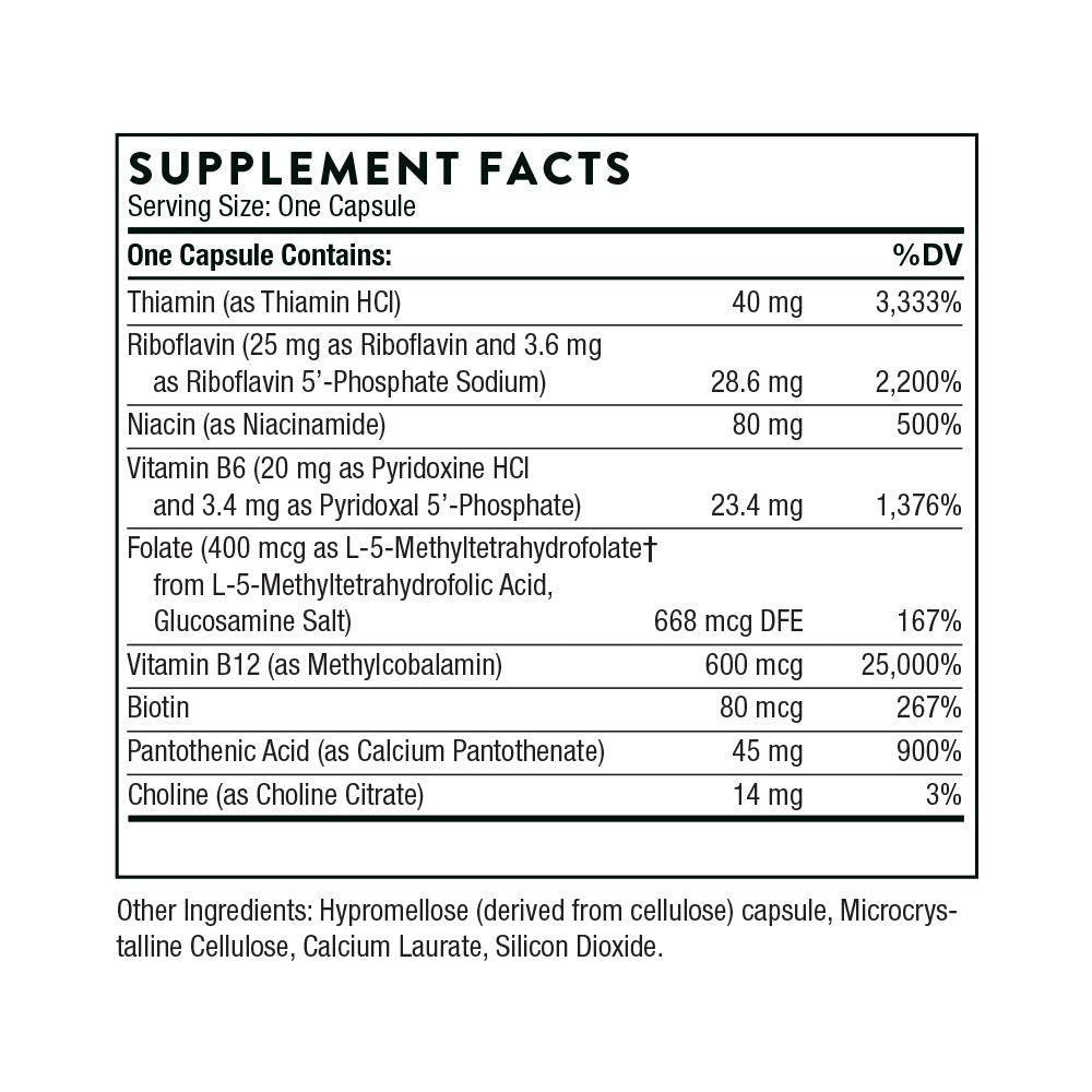 THORNE - Nutrient Essentials Duo - Iron Bisglycinate & B-Complex #12 for Energy Support and Blood Building - 60 Servings