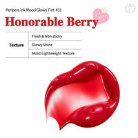 Thumbnail for Peripera Ink Mood Glowy Tint | Lip-Plumping, Naturally Moisturizing, Lightweight, Glow-Boosting, Long-Lasting, Comfortable, Non-Sticky, No White Film (031 HONORABLE BERRY)