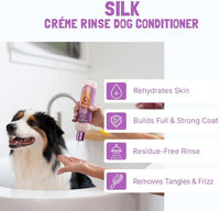 Thumbnail for Bio-Groom Silk Creme Rinse Dog Conditioner - Conditioner for Dogs & Puppy, Hair Detangler - 12 Fl Oz 1-Pack