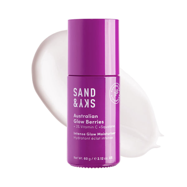 Sand & Sky Vitamin C Face Moisturizer with Vitamin C Serum & Squalane - Brightening Face Cream for Dull Skin, Anti-Aging Moisturizer with Kakadu Plum, 1.7 oz