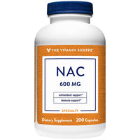 Thumbnail for The Vitamin Shoppe NAC N-Acetyl-L-Cysteine Promotes Cellucor Health, Immune (200 Capsules)