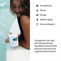 Thumbnail for THORNE - Energy Bundle - Daily Greens Plus & Basic B Complex - Promotes Cellular Energy and Physical Endurance - 30 Servings