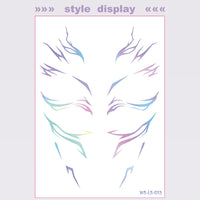 Thumbnail for Abading Temporary Tattoos,Cosplay Tattoos Stickers,Cosplay Accessories for Cosplay, Halloween and Party Makeup