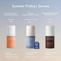 Thumbnail for Summer Fridays Jet Lag Deep Hydration Serum - Hydrating Face Serum for Dry Skin with Glycerin & Squalane - Helps Soothe Skin, Improves Skin Barrier & the Appearance of Fine Lines & Wrinkles (1 Oz)