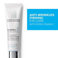 Thumbnail for La Roche-Posay Redermic C Pure Vitamin C Eye Cream with Hyaluronic Acid to Reduce Wrinkles for Anti-Aging Effect, 0.5 Fl Oz (Pack of 1)