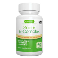 Thumbnail for Igennus Super B-Complex Methylated B Vitamins, All Day Nutrient Delivery, Clean Label, MTHFR Supplement with Methylfolate & B12 Methylcobalamin, Vegan, Lab Verified, 60 Small Tablets