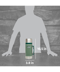 Thumbnail for Stanley Classic Legendary Vacuum Insulated Food Jar â€“ Stainless Steel, Naturally BPA-free Container â€“ Keeps Food/Liquid Hot or Cold for 15 Hours â€“ Leak Resistant, Hammertone Green, 24 OZ / 0.71 L