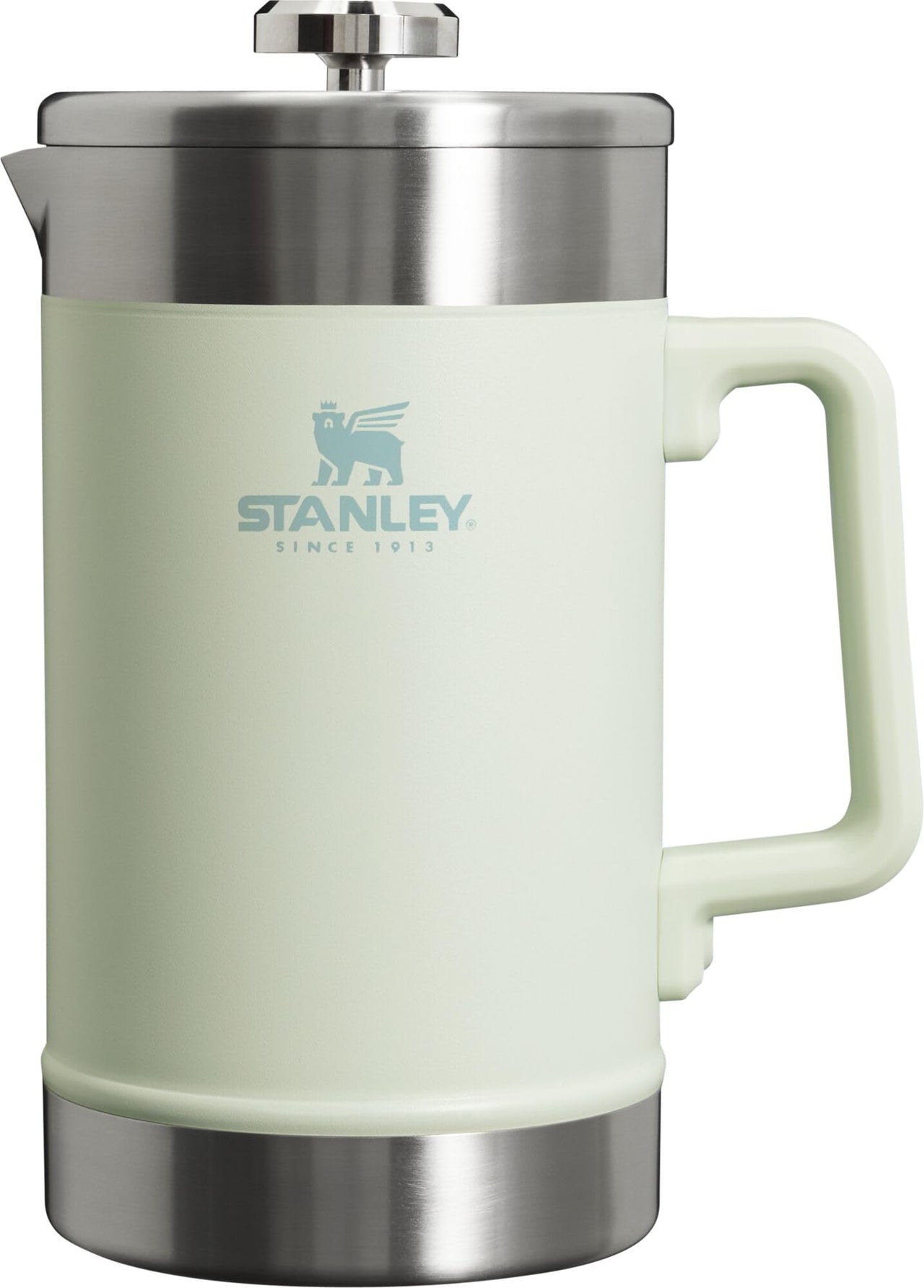 STANLEY Classic Stay-Hot French Press Coffee Maker 48 oz | 5 Minute Brew, 4 Hours Hot | Mesh Filter for Coffee Grounds | Insulated Stainless Steel French Press | BPA-Free | Mist