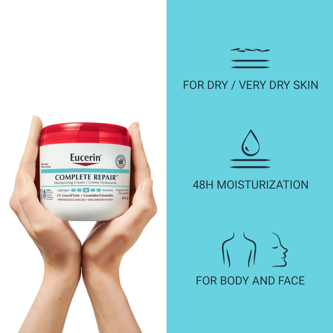 Eucerin Complete Repair Cream, 454 g