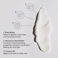 Thumbnail for OUAI Hand Cream - Thick, Creamy Balm with Coconut Oil, Murumuru Butter and Shea Butter - Hydrating Moisturizer for Soft Hands - Use Daily to Deeply Nourish Skin (3 Oz)
