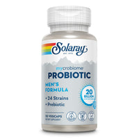 Thumbnail for SOLARAY Mycrobiome Probiotic Mens Formula, Probiotics for Men, Gut Health, Digestion, Immune Function & More, 20 Billion CFU Mens Probiotic, 24 Strains Plus Prebiotic, 30 Servings, 30 VegCaps