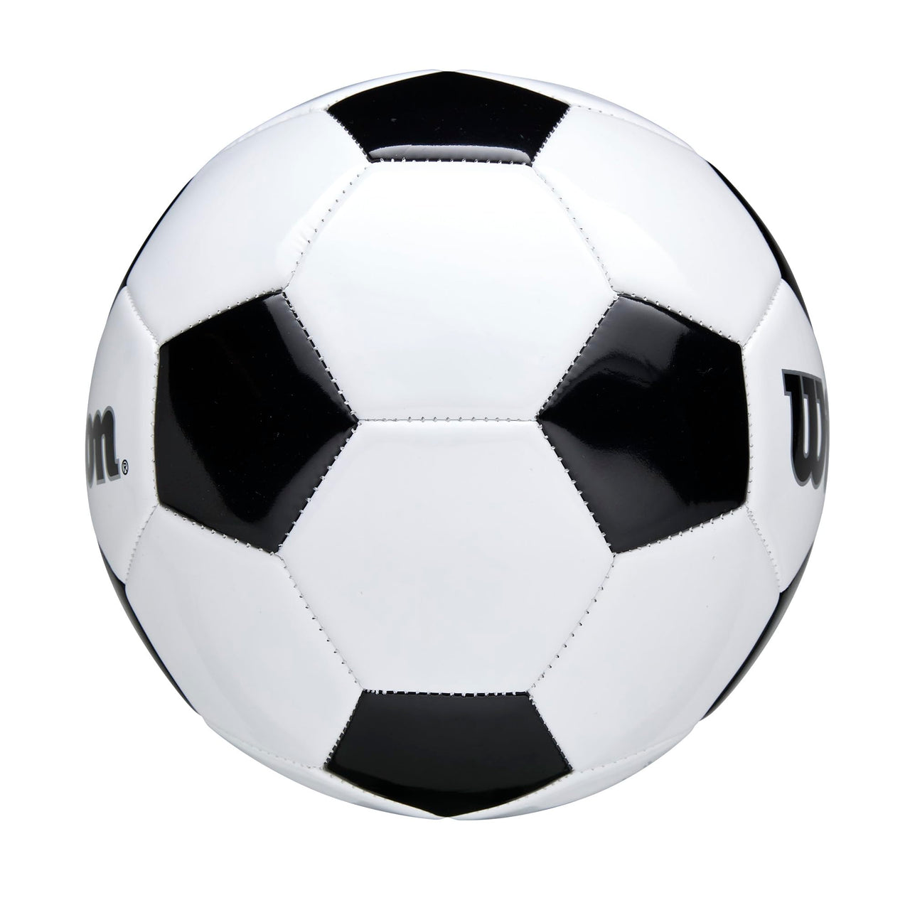 WILSON Traditional Soccer Ball - Size 5, Black/White