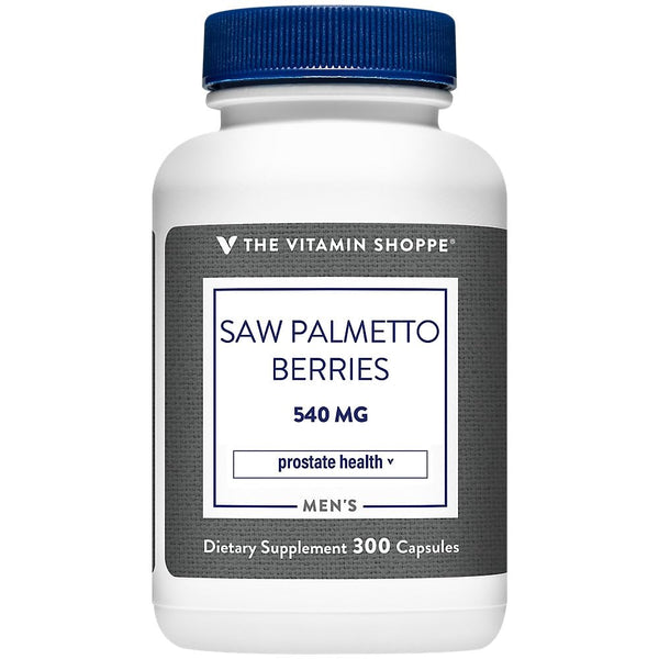 The Vitamin Shoppe Saw Palmetto Berries 540MG (300 Capsules) (300 Capsules)