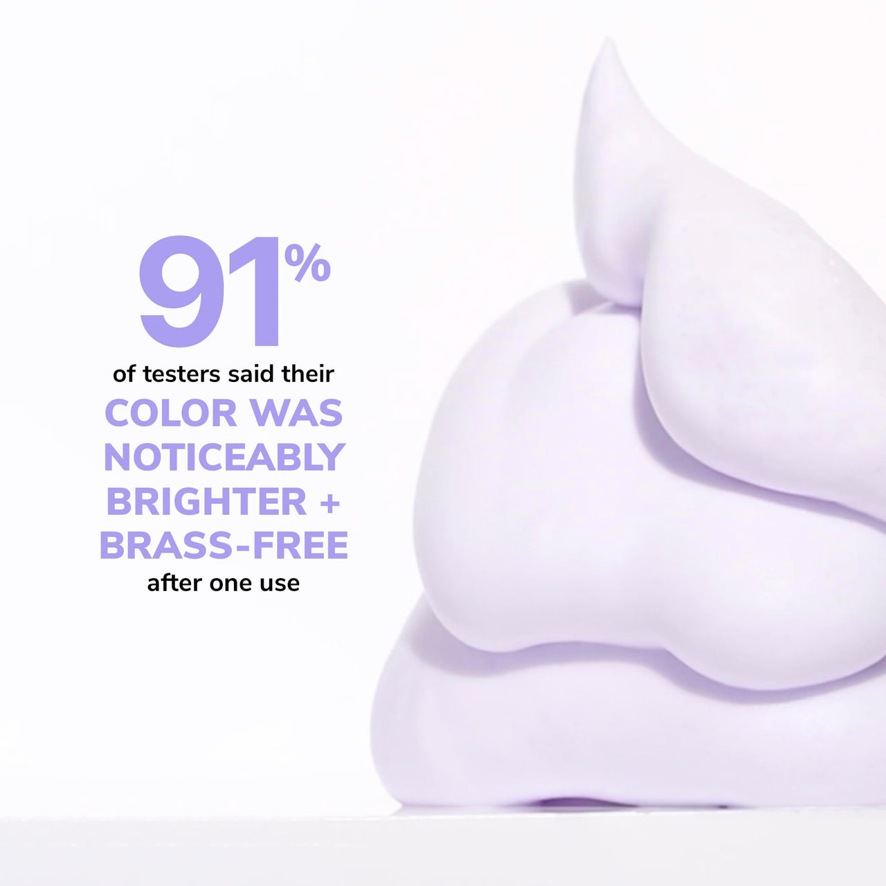 COLOR WOW Color Control Purple Toning + Styling Foam – Instantly rids Blonde & Gray hair of brassy, yellow tones, Alcohol free, crunch free styling