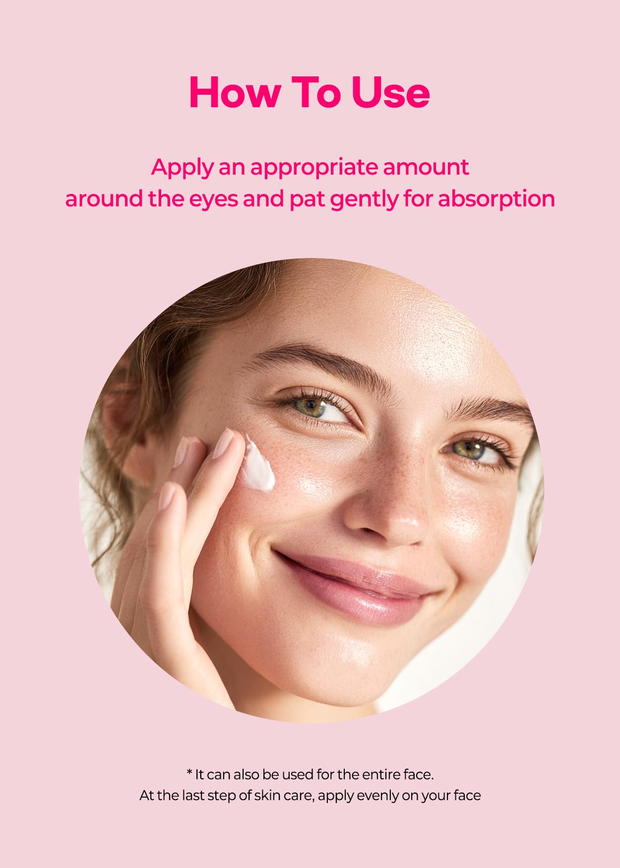 Snp 6 Peptides + 5 Hyaluronic Acid Eye Cream | Moisturizing & Soothing Under Eye Cream for Dark Circles and Puffiness | Korean Skincare Eye Repair Lotion | Peptaronic | 1.69 Fl Oz