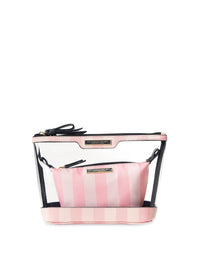 Thumbnail for Victoria's Secret AM/PM Beauty Bag Duo, Pink