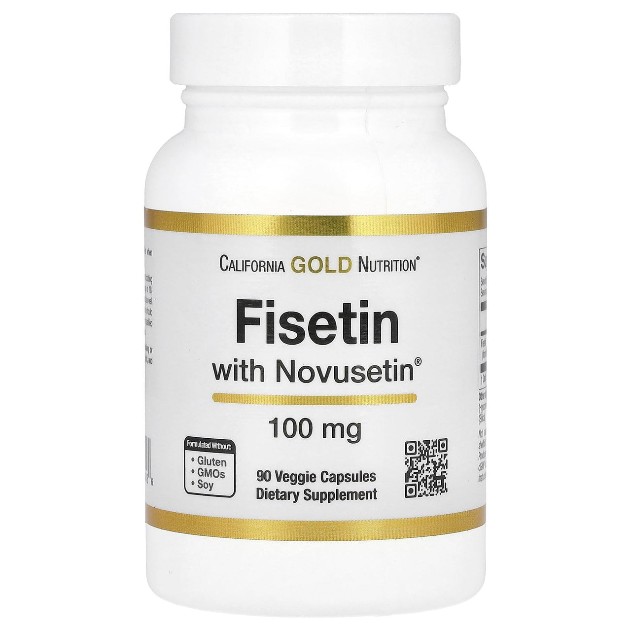California Gold Nutrition Fisetin with Novusetin, 100 mg, 90 Veggie Capsules