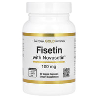 Thumbnail for California Gold Nutrition Fisetin with Novusetin, 100 mg, 90 Veggie Capsules