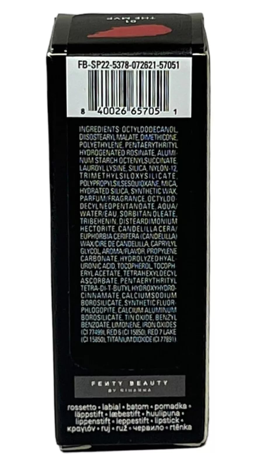 Fenty Beauty by Rihanna Fenty Icon The Fill Semi-Matte Refillable Lipstick The MVP
