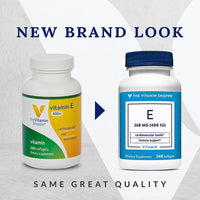Thumbnail for The Vitamin Shoppe Vitamin E 400IU - Antioxidant Support for Skin Health & Immune Function, Daily Vitamin (240 Softgels)