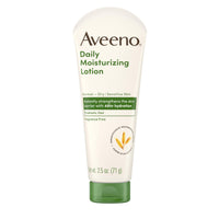 Thumbnail for Aveeno Daily Moisturizing Body Lotion with Soothing Prebiotic Oat, Gentle Lotion Nourishes Dry Skin With Moisture, Paraben-, Dye- & Fragrance-Free, Non-Greasy & Non-Comedogenic, 2.5 fl. Oz