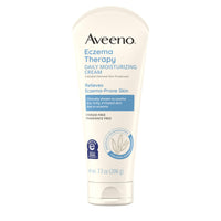 Thumbnail for Aveeno Eczema Therapy Daily Moisturizing Body Cream for Sensitive Skin, Soothing Eczema Relief Cream, Colloidal Oatmeal & Ceramide for Dry & Itchy Skin, Steroid- & Fragrance-Free, 7.3 oz