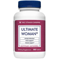 Thumbnail for The Vitamin Shoppe Ultimate Woman Multivitamin - High Potency Daily Multi with Energy Blend, Complete Nutrition for Women (180 Tablets)