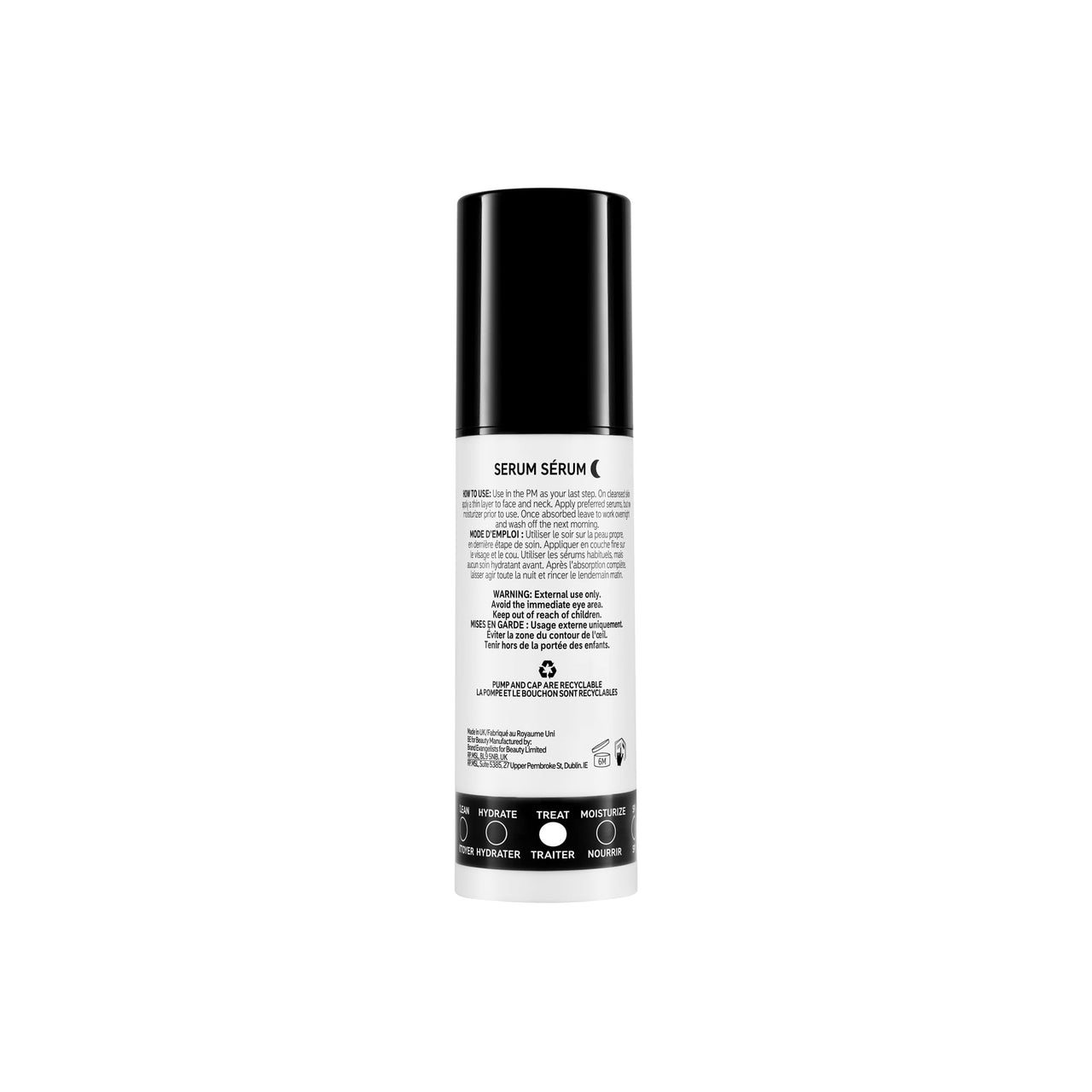The INKEY List Ceramide Serum, Overnight Cream with Hyaluronic Acid to Rehydrate and Soothe Dry Skin, 1.01 fl oz