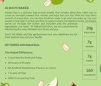 Thumbnail for Naked Oats - Apple Cinnamon Overnight Oats, 20g Whey Protein, Gluten-Free Oatmeal Instant Breakfast or Shake, High Protein Oatmeal, High Fiber Breakfast Shake, Non GMO, No Soy - 12 Servings