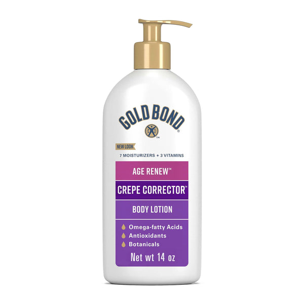 Gold Bond Age Renew Crepe Corrector Body Lotion, Replenishing & Smoothing Formula, Gold Bond Crepe Corrector Body Lotion, 14 oz