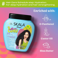 Thumbnail for SKALA Mais Cachos Hair Type 3ABC - Eliminate Anti Frizz, For Curly Hair -2 in 1 Conditioning Treatment Cream and Cream To Comb 100% VEGAN 35.2 Oz (1 Pack)
