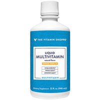 Thumbnail for The Vitamin Shoppe Liquid Multivitamin - Easy Absorption Complete Nutrition | Orange Vanilla Flavor | 32 oz | Family Formula
