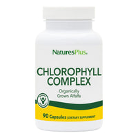Thumbnail for NaturesPlus Chlorophyll Complex - 90 Capsules - 600 mg of Organic Alfalfa - Superfood Supplement & Antioxidant - Immune System Support, Boost Energy - Gluten Free - 45 Servings