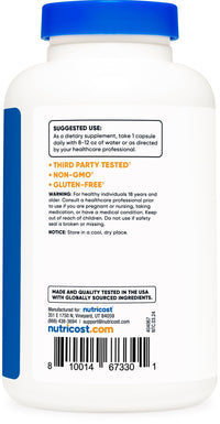 Thumbnail for Nutricost Cayenne Pepper 530mg, 240 Capsules - 40,000 Heat Units, Gluten Free, Non-GMO