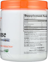 Thumbnail for Doctor's Best D-Ribose with Bioenergy Ribose, Non-GMO, Vegan, Gluten Free, Energy Enhancement, 250g, 8.8 Ounce (Pack of 1)