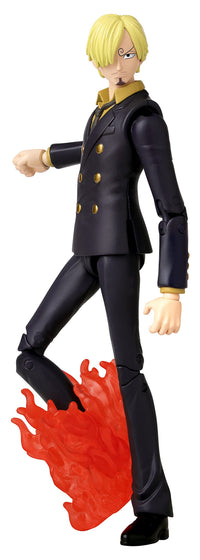 Thumbnail for Anime Heroes One Piece Figures Sanji Action Figure | 17cm Articulated Sanji Anime Figure with Swappable Arms and Faces | Bandai One Piece Action Figures Pirate Toys Range