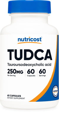 Thumbnail for Nutricost Tudca 250mg, 60 Capsules (Tauroursodeoxycholic Acid) - Premium Quality