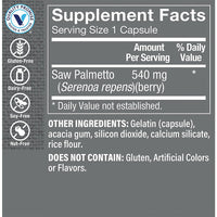 Thumbnail for The Vitamin Shoppe Saw Palmetto Berries 540MG (300 Capsules) (300 Capsules)