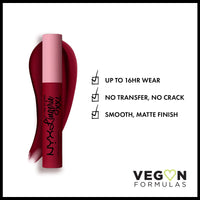 Thumbnail for NYX PROFESSIONAL MAKEUP Lip Lingerie XXL Matte Liquid Lipstick - Sizzlin' (Oxblood Red)